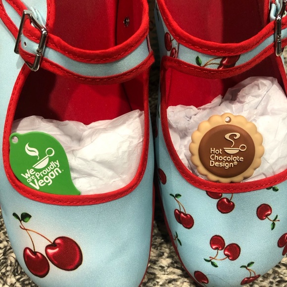 Cherry 🍒 Mary Jane Flats by Irregular Choices - Picture 14 of 16